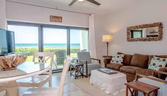 30A Palms at Seagrove C2 Ground Floor Gulf Front ~ Private Beach!