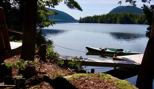 Acadia Long Pond Waterfront 75 ft to Dock Modern Cottage Sleeps 5