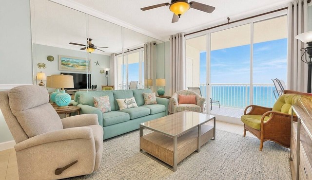 Beach Club A1507 King/Qn/Sleeper Direct Gulf View-On Beach! - WIFI -TV Upgrades