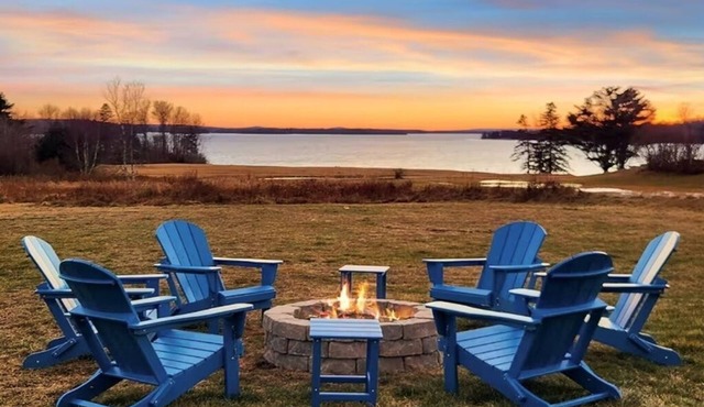 Breezy Maine Retreat – Fire Pit, Water Views