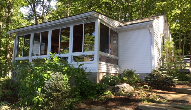 Bright and cozy waterfront home on Panther Pond with stunning lake views!