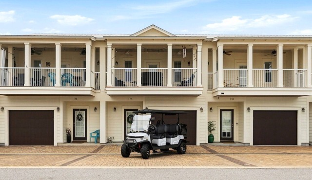Coastal Escape-Golf Cart Included-Heated Pool-Bikes-Walk to Beach-Pet Friendly!