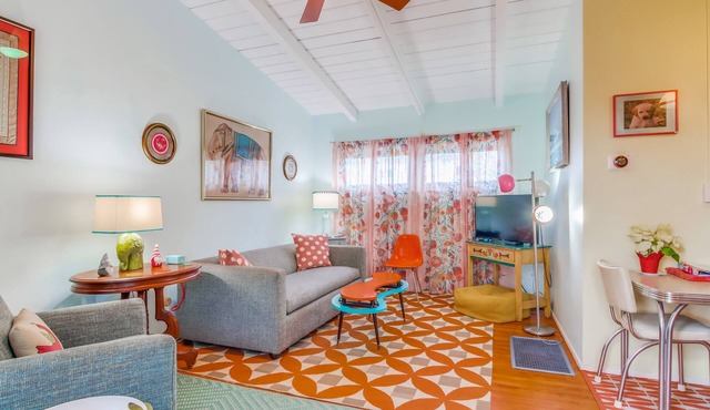 Experience a Classic Ocean Beach Bungalow, just a one block stroll to the sand.