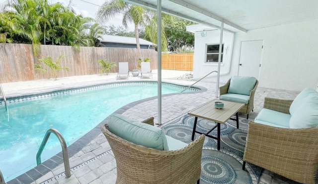 Get a Change of Scenery at this Family Friendly Home in Sarasota w/Private Pool