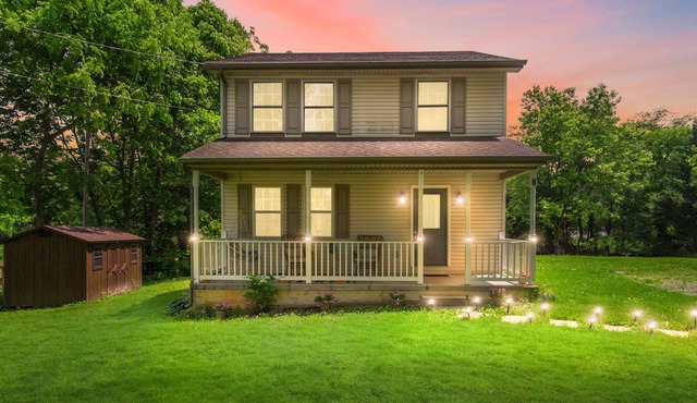 Gorgeous family friendly boho modern country retreat.