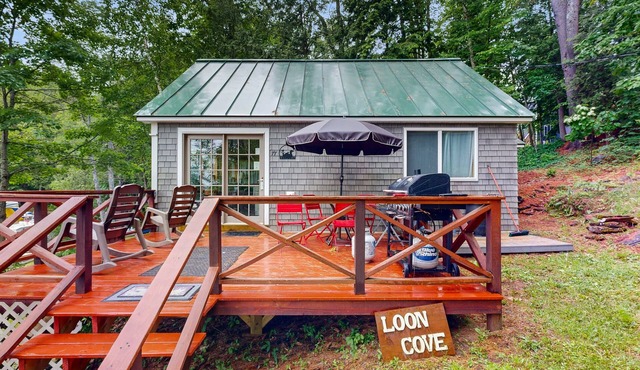 Lakefront home on McGrath Pond - once featured on Maine Cabin Masters
