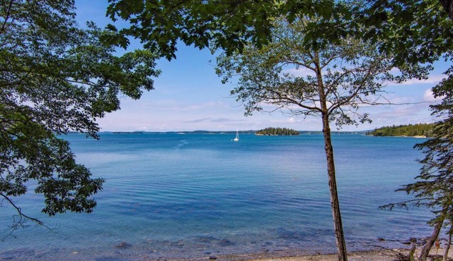 Light-Filled Oceanfront Home Offering Stunning Views of Penobscot Bay