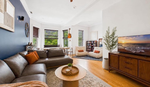 Mid-Century Boho Oasis Pet-Friendly Garage