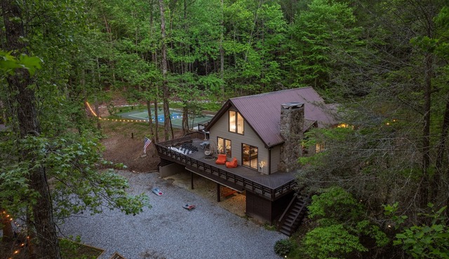 Mountains | Creek | Pickleball | Hot Tub | Theater