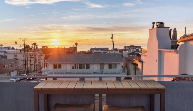 Ocean View Rooftop Retreat Hermosa