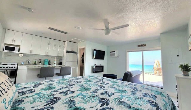 Oceanfront Studio with Sunrise Views & Beach Access