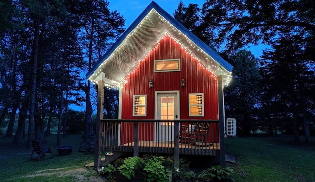Peace & Simplicity in a Little Red Cabin on the Farm