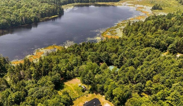 Pondside Retreat with Private Island!