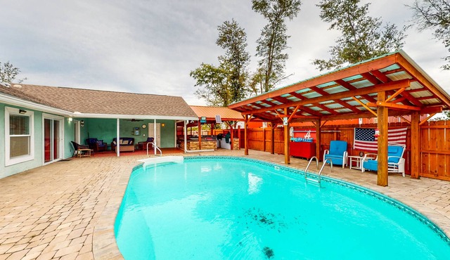 Prime Home with Private Pool, Firepit & Home Office - Dog-Friendly
