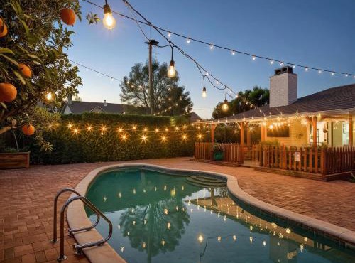 Private Pool Retreat Near Disney Game Room Firepit