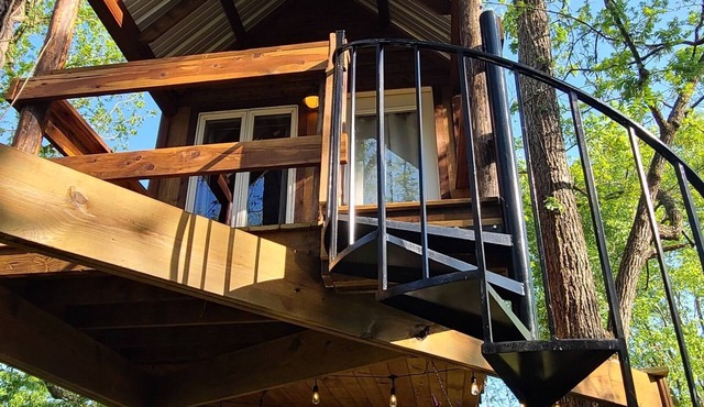 Riverfront Treehouse Camp