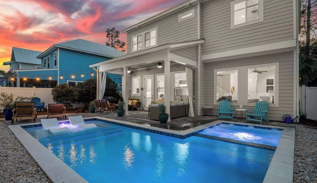 Sea Change Home with Pool, Lake Access & Golf Cart