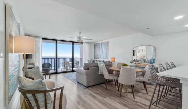 Seagrove Sunset 1107-Gulf Front View-Sleeps 6