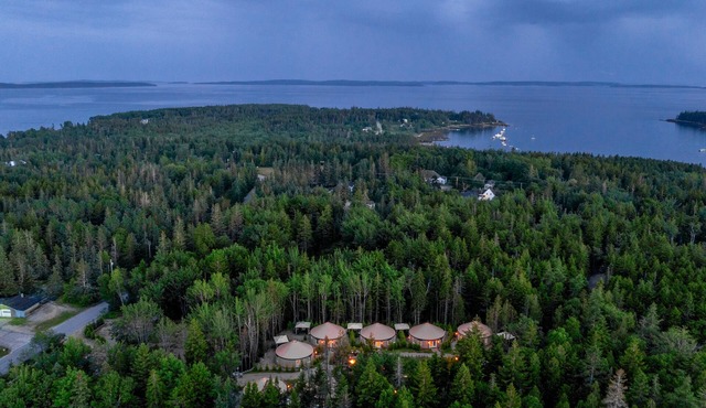Spacious Yurts Near Acadia – Nature, Wellness & Outdoor Adventure