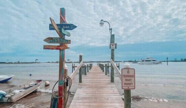 Sugar Bay located between Destin 🌊and Navarre Beach. Pool 💙and grills