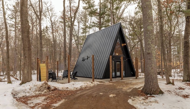Tiny Home-A Frame-Sauna-Cold Plunge-Fire Pit-Seclusion