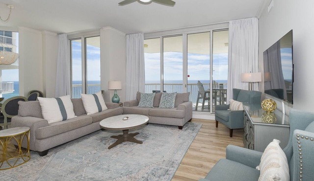 Upscale crisp, coastal beachfront condo w/private balcony!