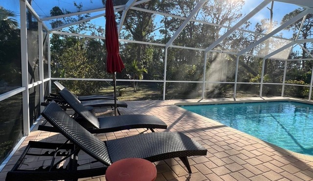 Vacation Villa with heated Pool close to the beaches