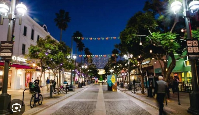 Walk to Pier Boardwalk & Santa Monica Beach