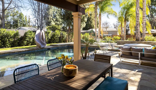 Walnut Acres: Pool + Fresh Eggs by Open Air Homes