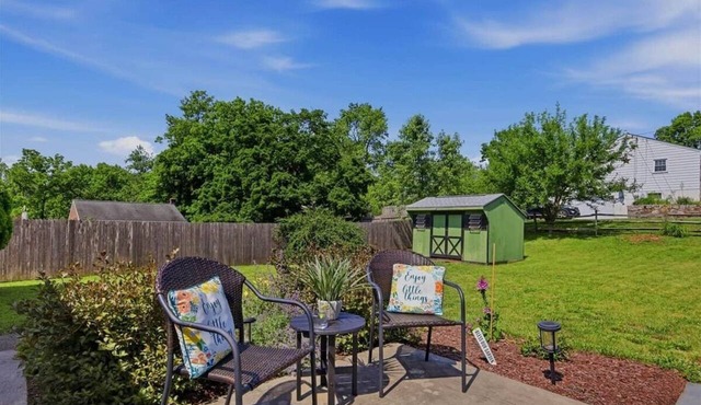 Watch fireworks from the privacy of the backyard