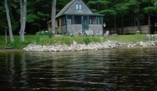 Waterfront, no electricity, outhouse, cold water only, 4 adults max, 6 total