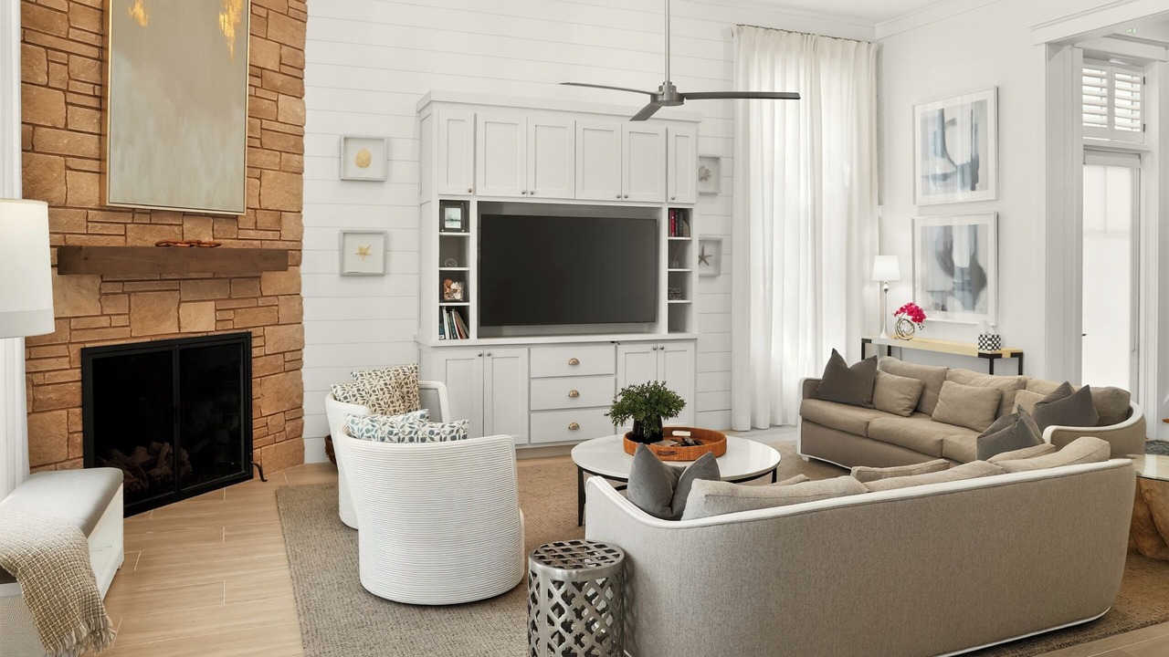 Photo of Livingroom in Watercolor