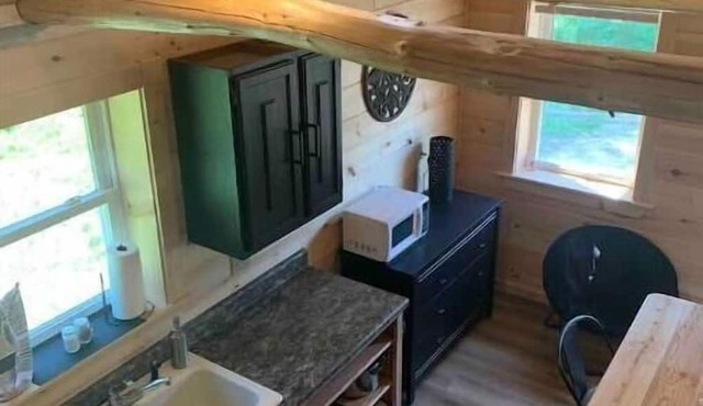 Simple cabin with ample parking